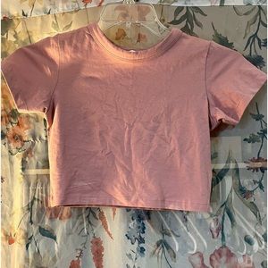 Hey barbie🎀😍🤩 Size small light pink cotton on cropped tshirt